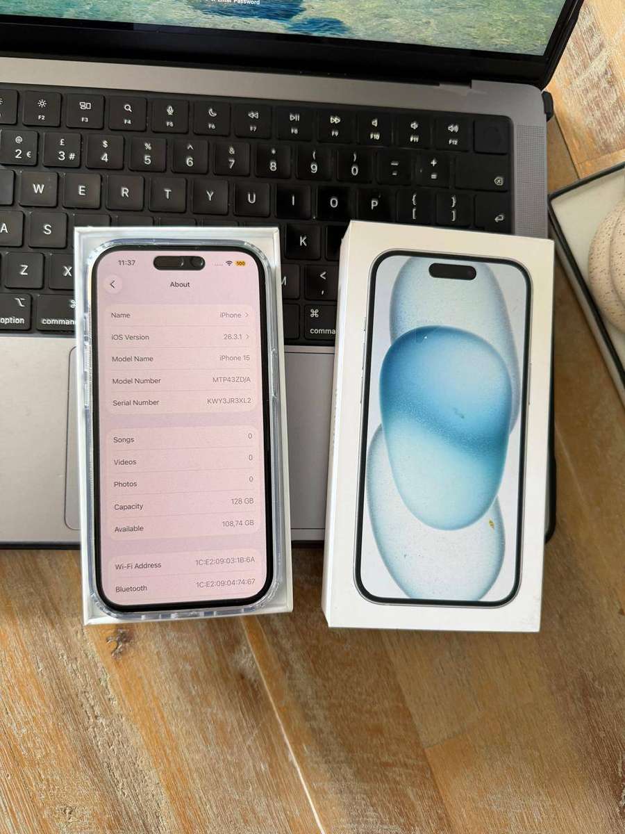 iPhone 15 (128GB) Excellent Condition + Box & Accessories