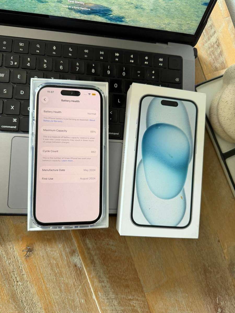 iPhone 15 (128GB) Excellent Condition + Box & Accessories