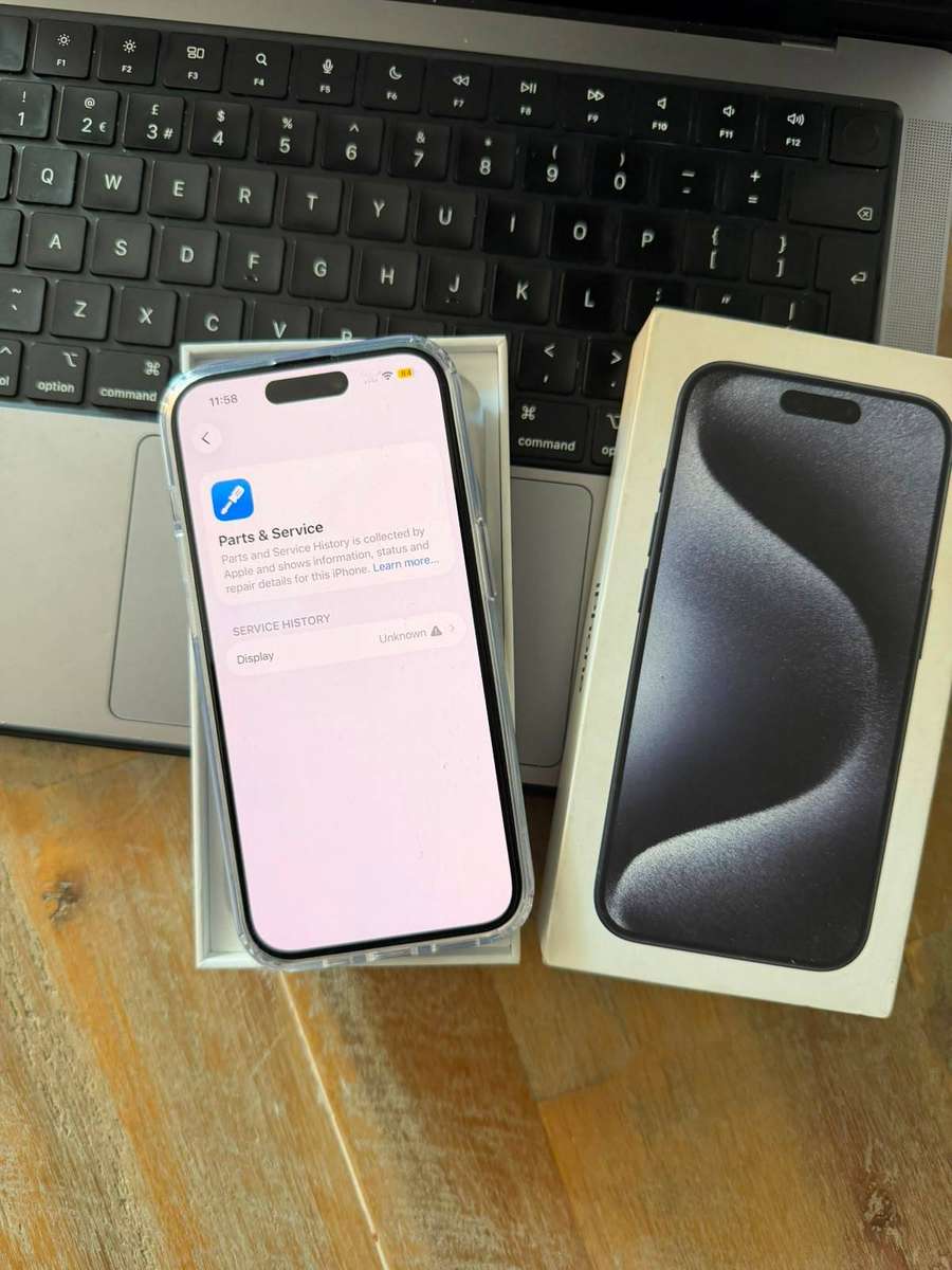 iPhone 15 Pro 256GB Excellent Condition + Box & Accessories