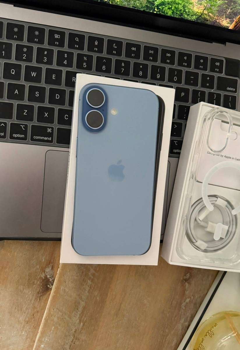 iPhone 17 (256GB) Mist Blue Color , Including  Charger and Extras