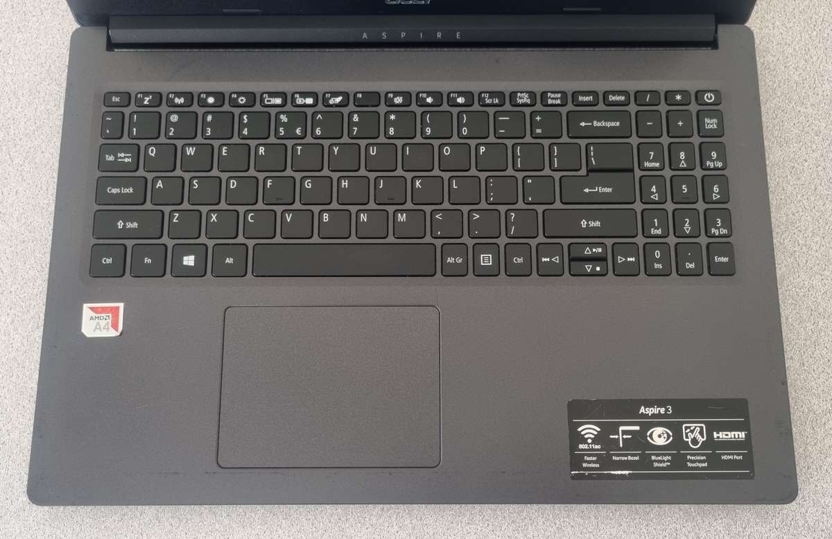 Acer Aspire 3 A315-22, AMD A4-9120e Radeon R3 @1.5GHz, 4GB RAM, 256GB NVMe SSD, FHD,Windows 10 x64