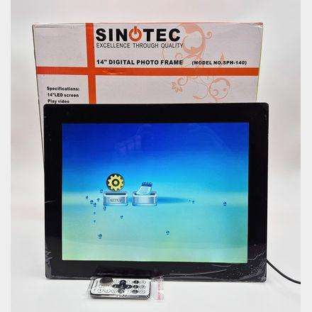 Sinotec 14 Inch LCD Digital Photo Frame, Excellent condition in box