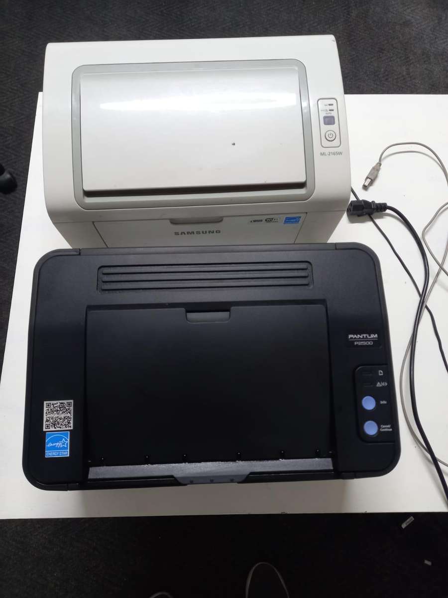 2 LASER PRINTERS (SAMSUNG AND PANTUM)