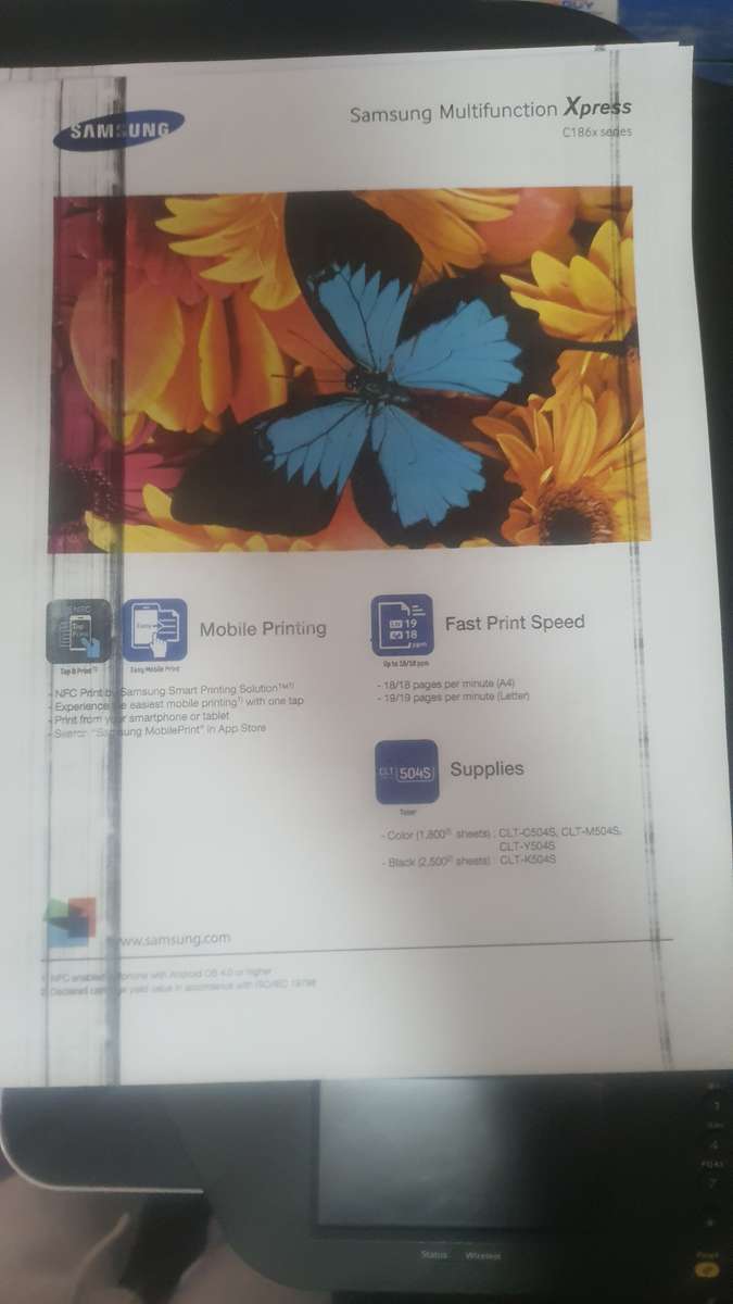 Samsung Xpress SL-C1860FW Color Laser Multifunction Printer