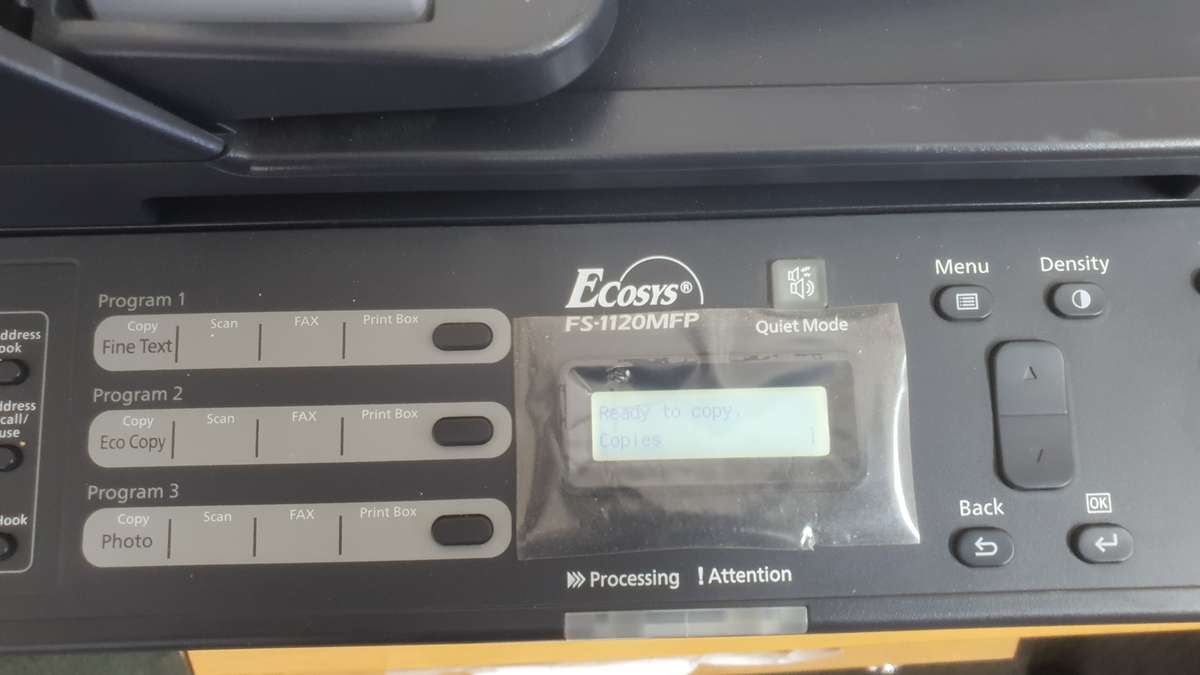Kyocera ECOSYS FS-1120MFP LAASER PRINTER EXCELLENT CONDITION