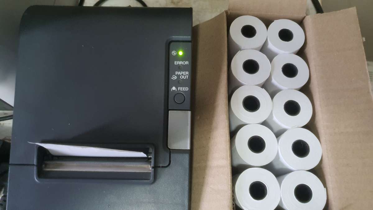 Epson TM-T88IV Thermal Receipt Printer (TM-T88IV-832) -. EXTRA 20 ROLLS OF PAPERS