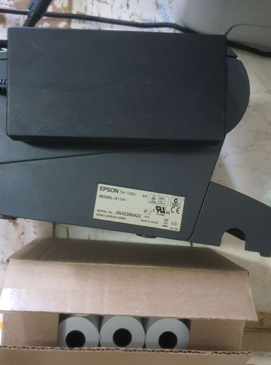 Epson TM-T88IV Thermal Receipt Printer (TM-T88IV-832) -. EXTRA 20 ROLLS OF PAPERS