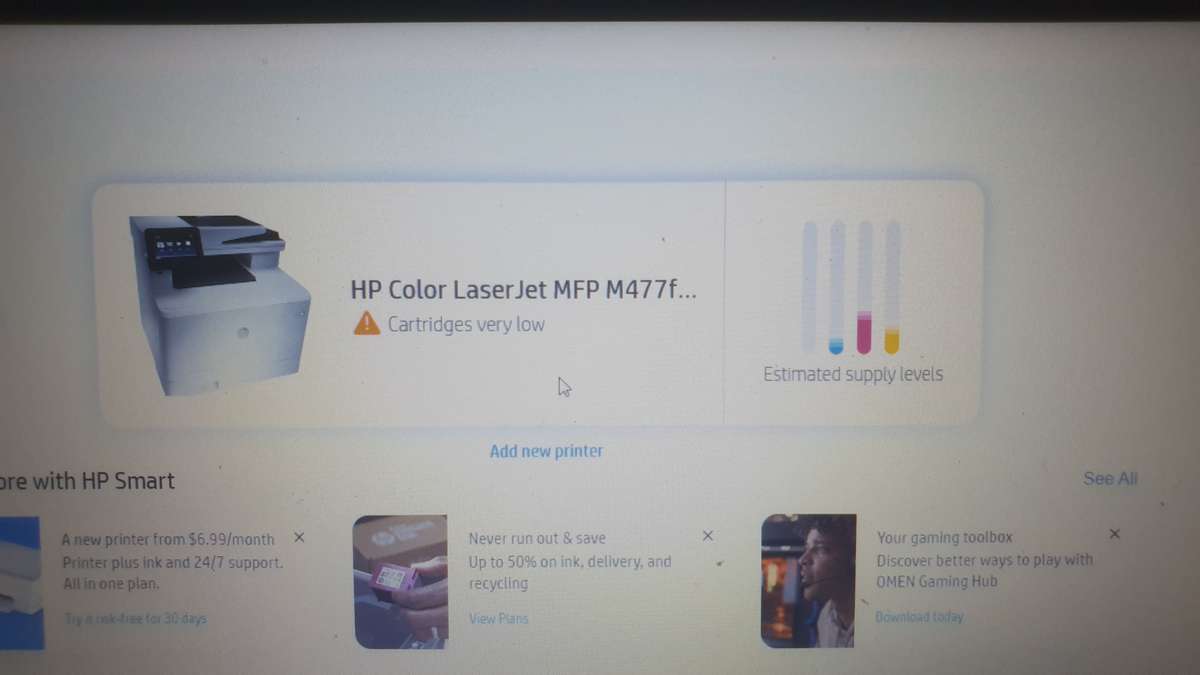 HP Color LaserJet Pro M477fnw All-in-One Laser Printer, EXCELLENT CONDITION