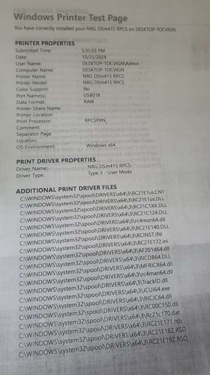 Aficio Gestetner DSM415PF COPIER /PRINTER