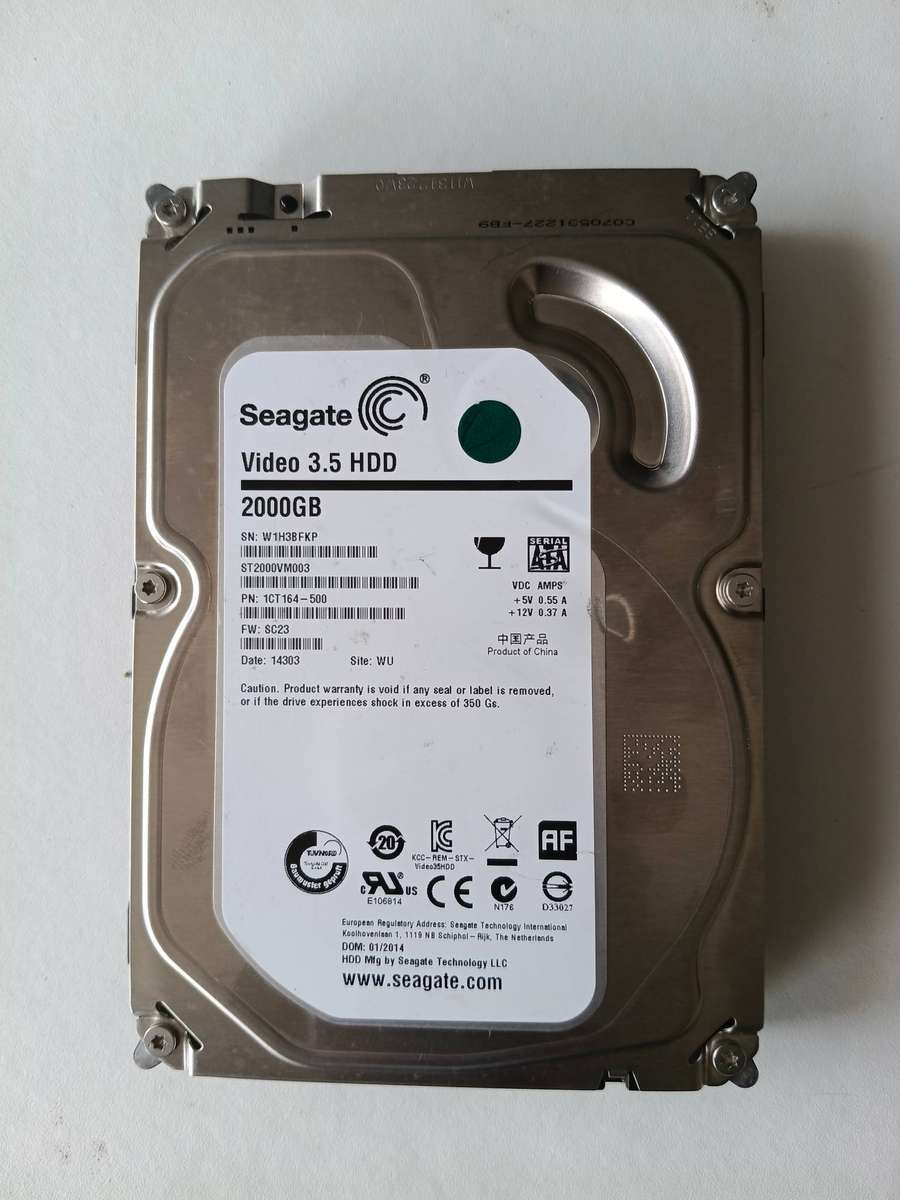 2TB SEAGATE HARD DRIVE