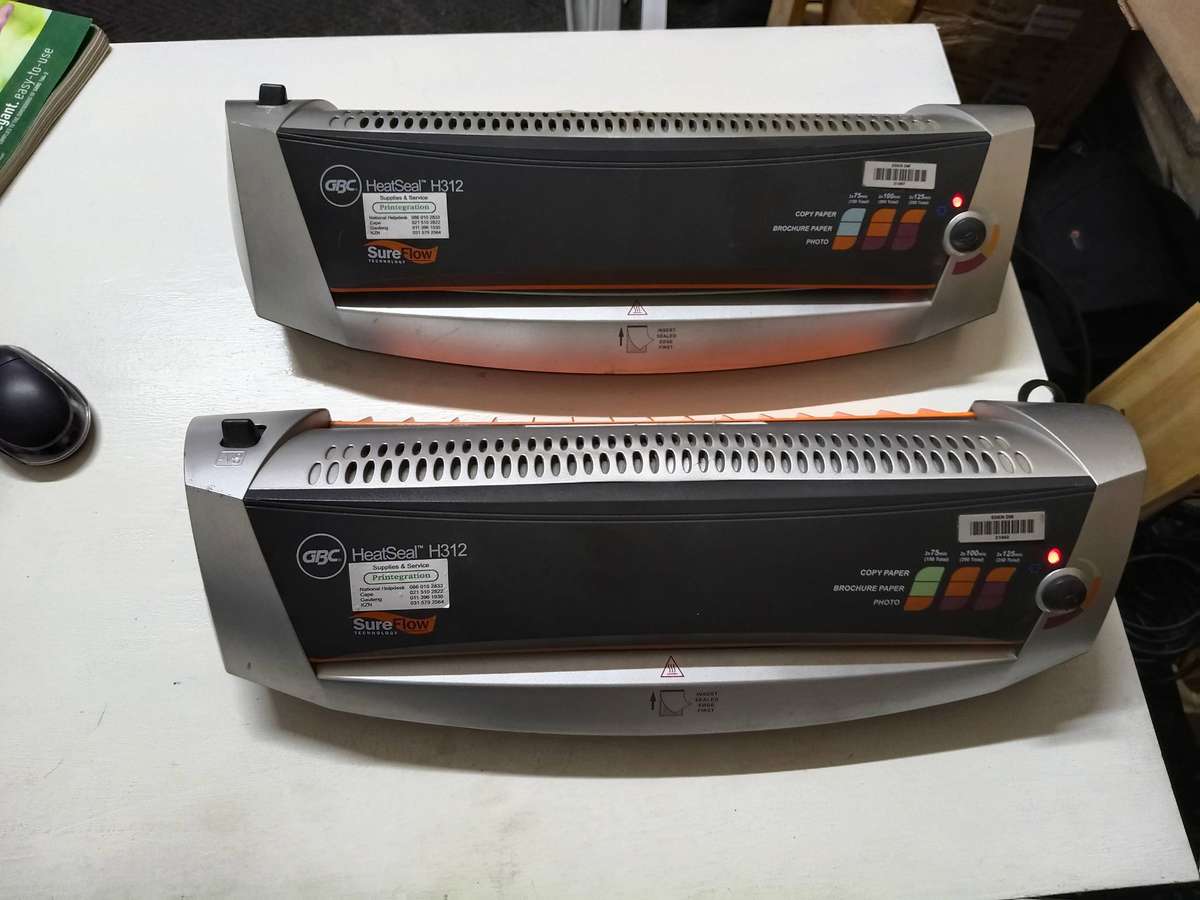 GBC HEATSEAL H312 SUREFLOW A3 POUCH LAMINATOR ( 2 AVAILABLE )