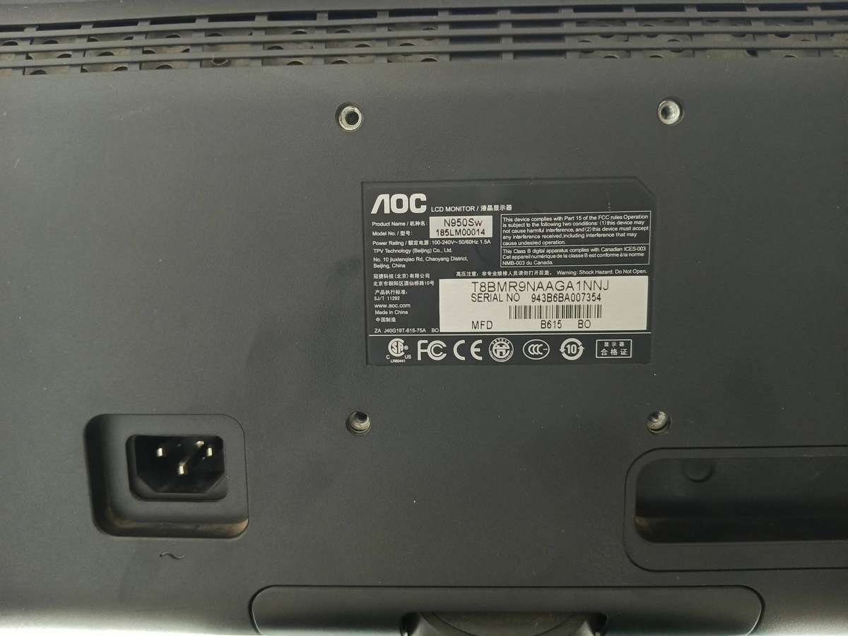 AOC 19 INCHES LED MONITOR