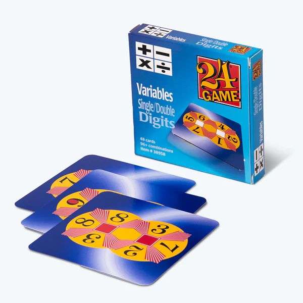 24®Game(Maths 24) 48card pack Variables game