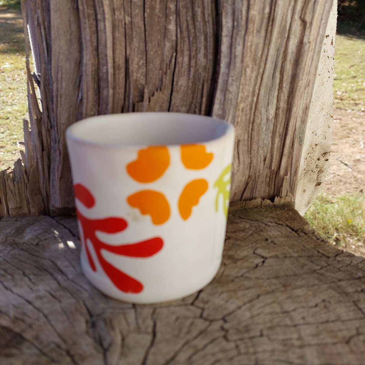 Mervyn Gers ceramic vase tumbler vessel