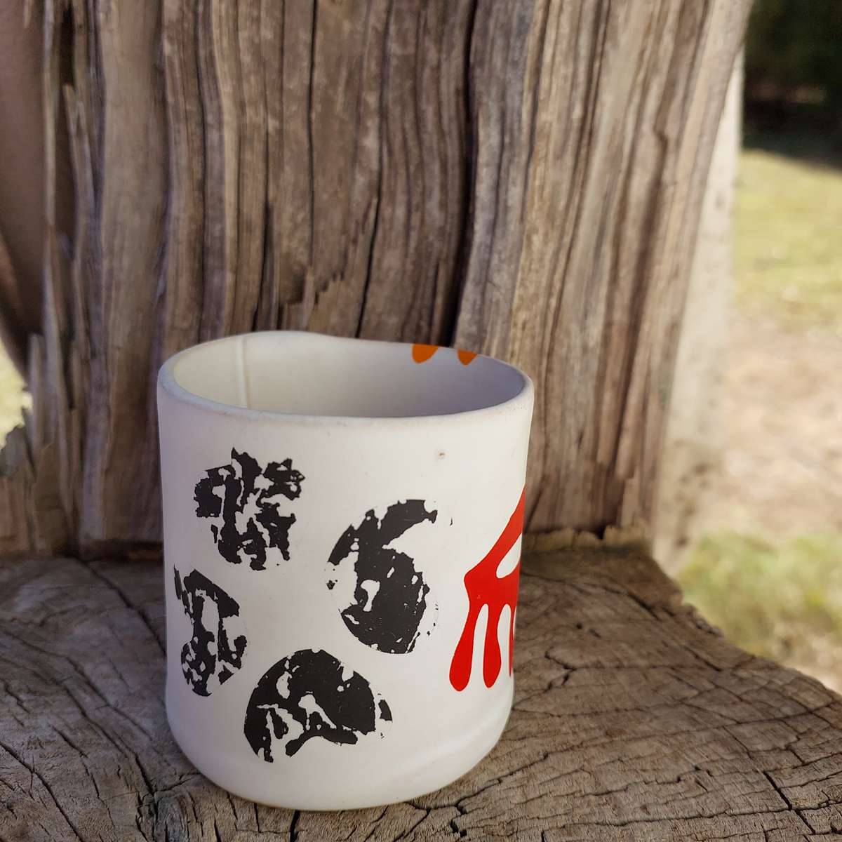 Mervyn Gers ceramic vase tumbler vessel