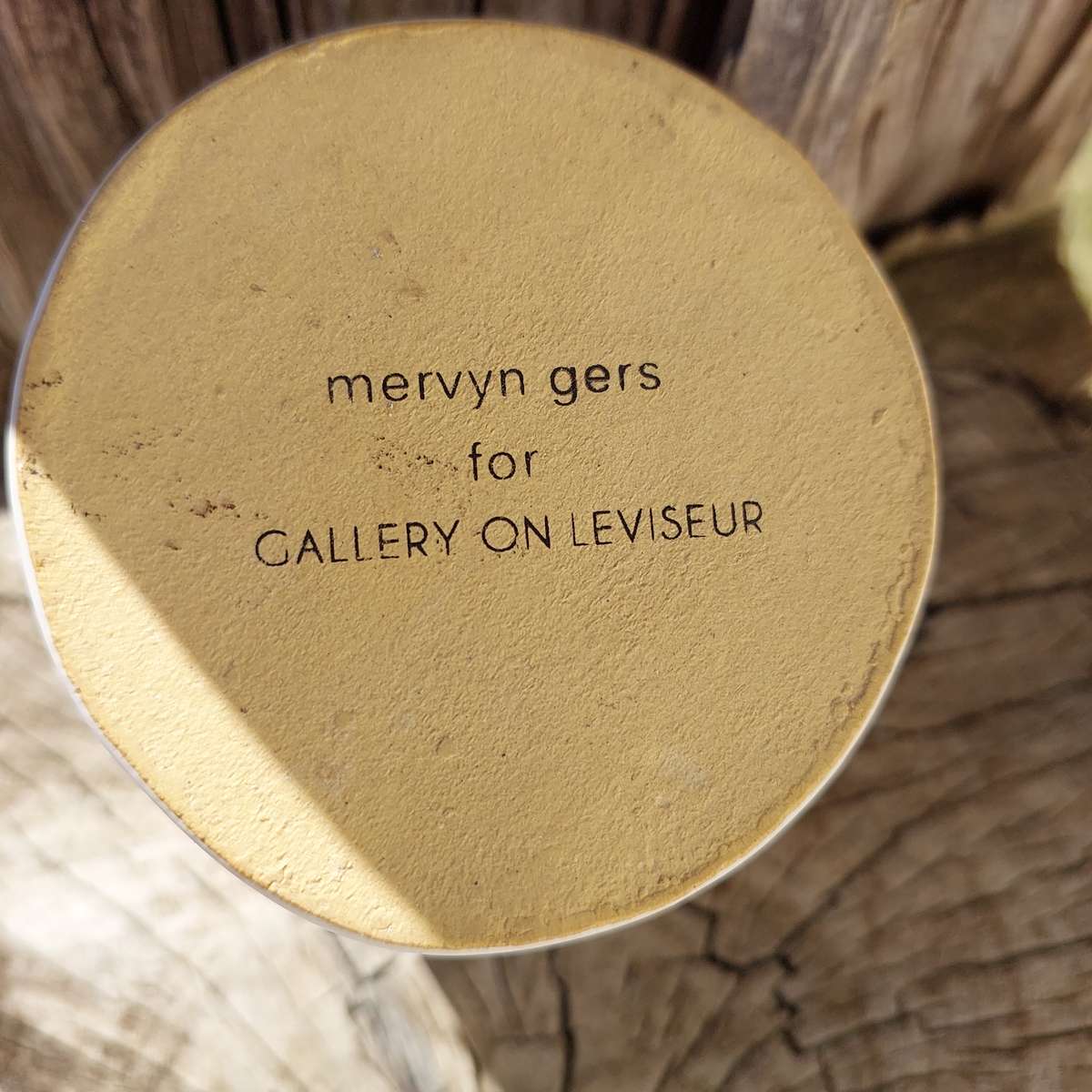 Mervyn Gers ceramic vase tumbler vessel