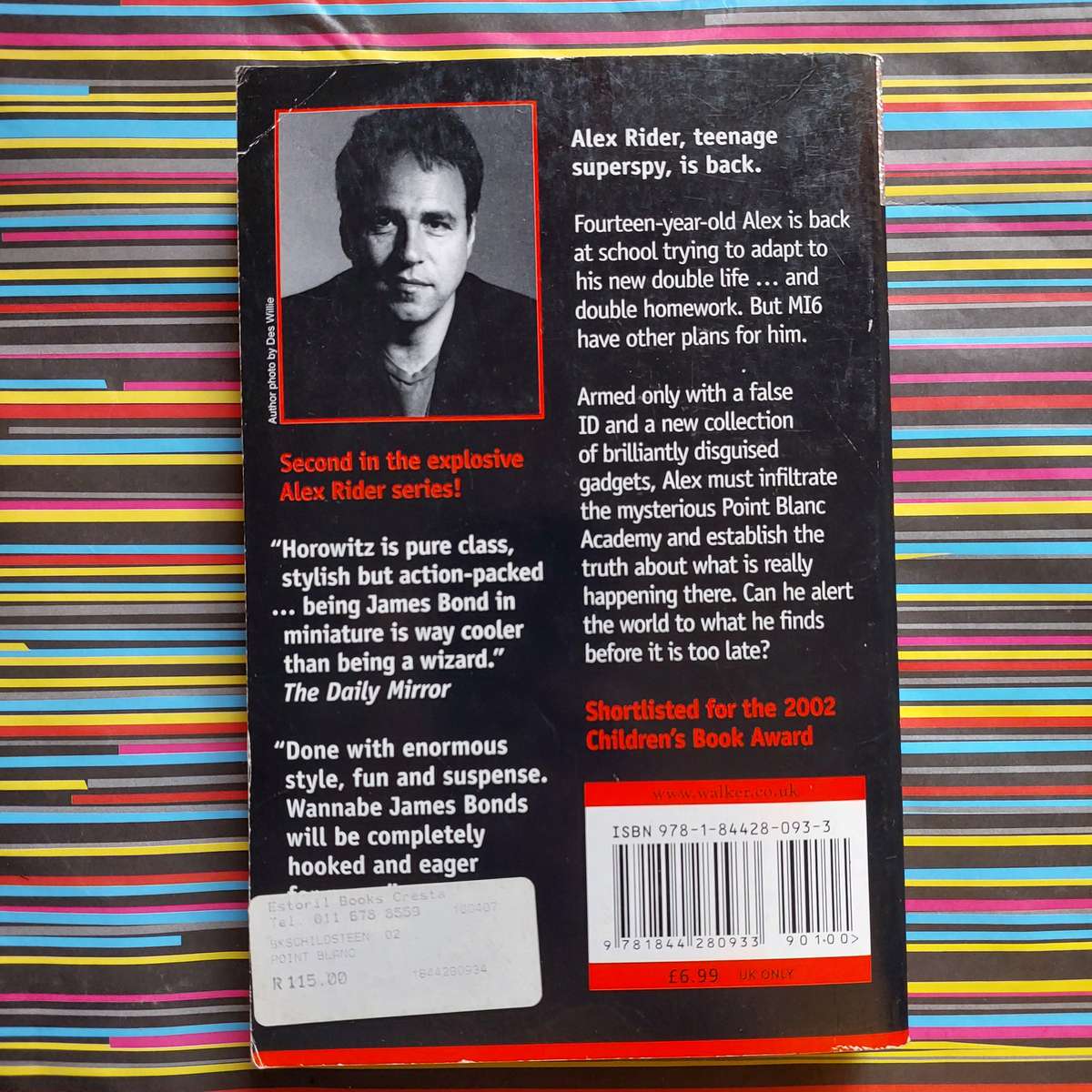 Alex Rider point blanc Anthony Horowitz