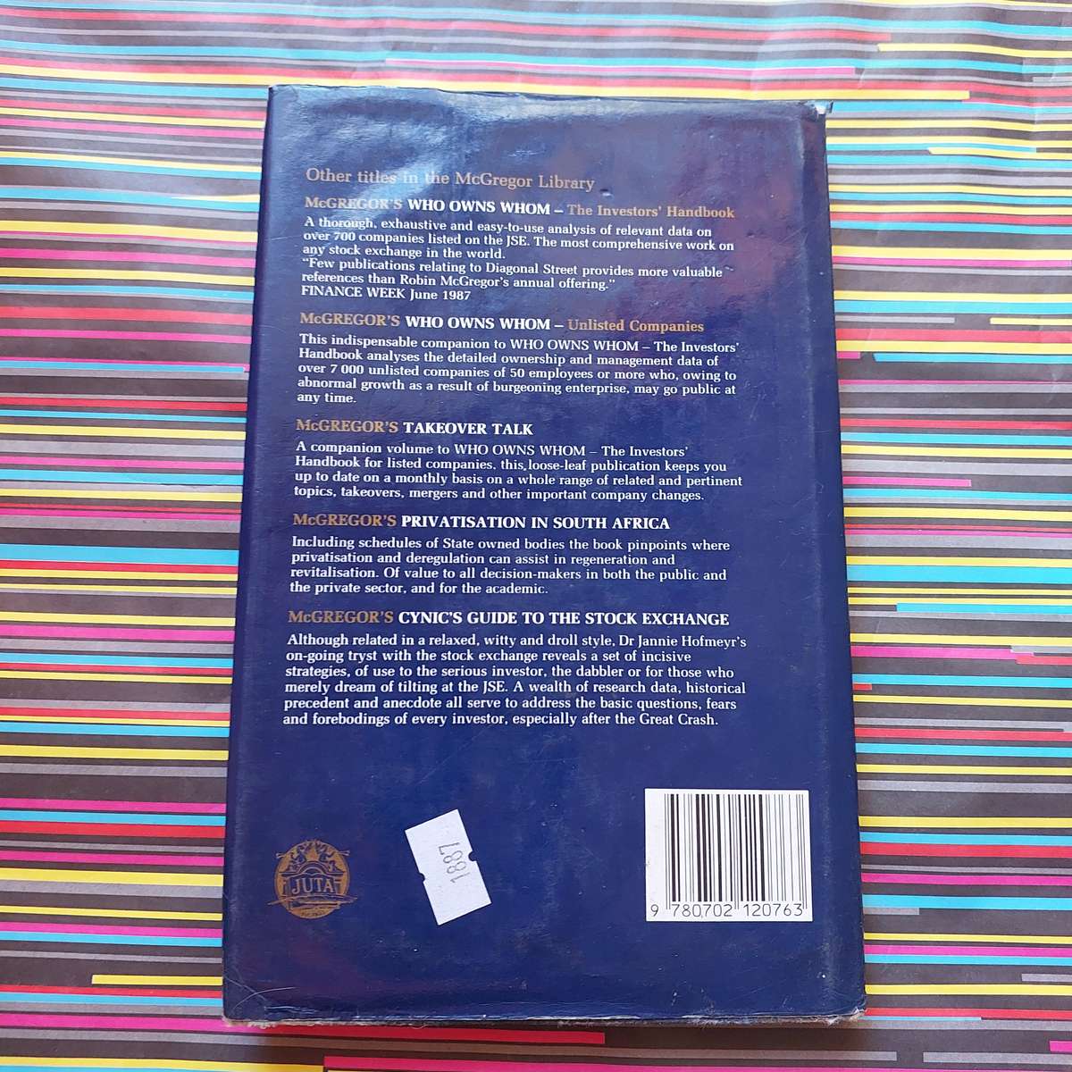 McGregor's dictionary of stock market terms by Ciaran Ryan