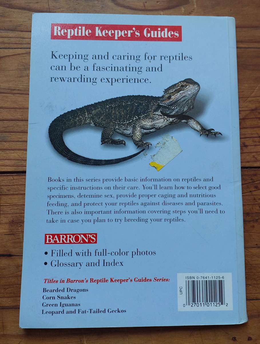 Barron's Reptile Keeper's guides Bearded dragon R.D Bartlett and Patricia Bartlett