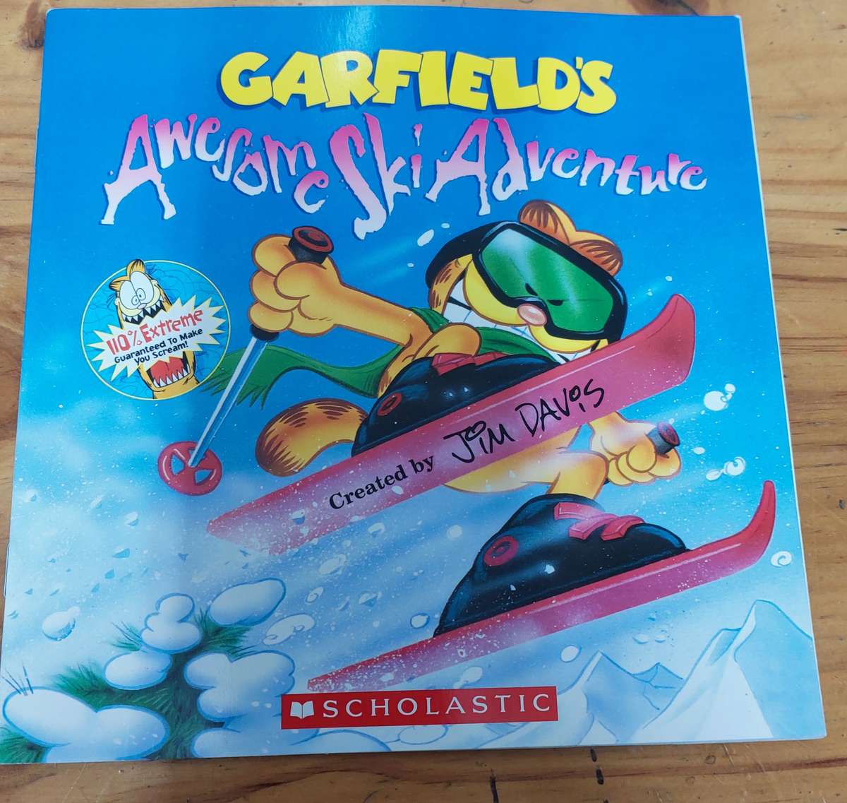 Garfield's awesome ski adventure Jim Davis scholastic book