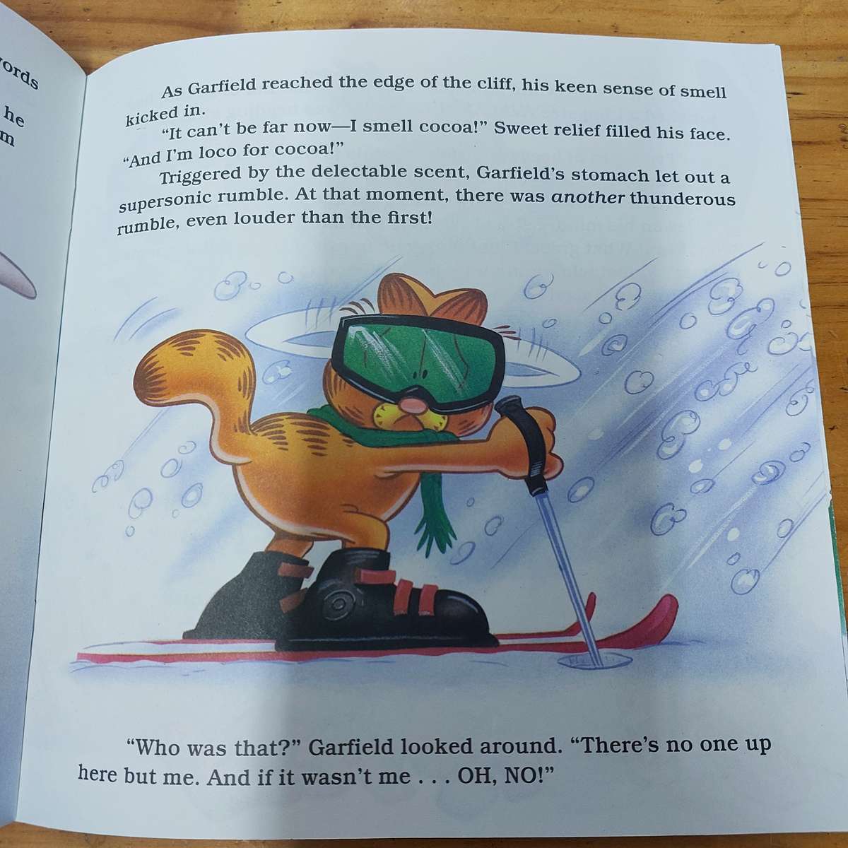 Garfield's awesome ski adventure Jim Davis scholastic book