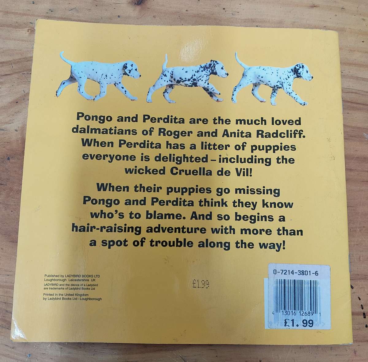 101 Dalmations ladybird book