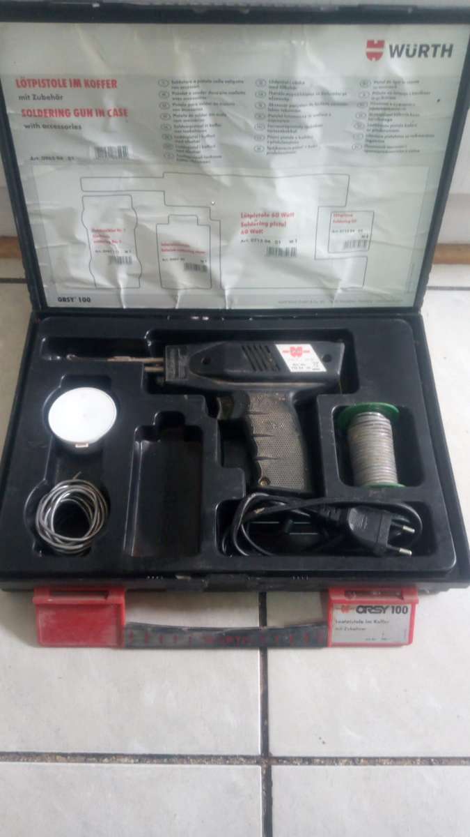 Wurth Soldering iron in case