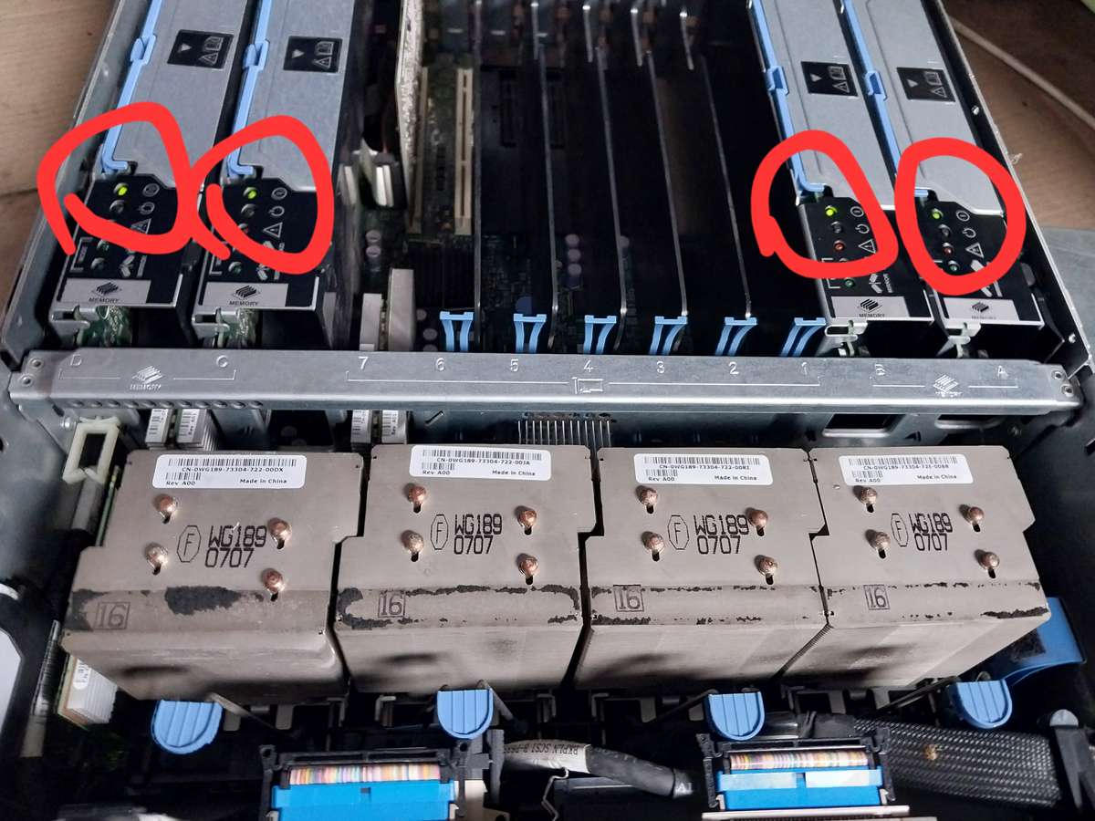 X4 SERVER RAM MODULES & X4 XEON CPU'S