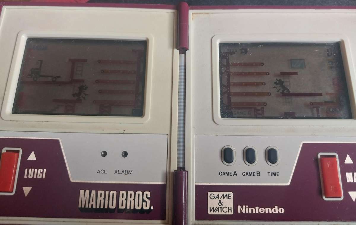 Vintage Game & Watch - Mario Bros - Hand Held Game