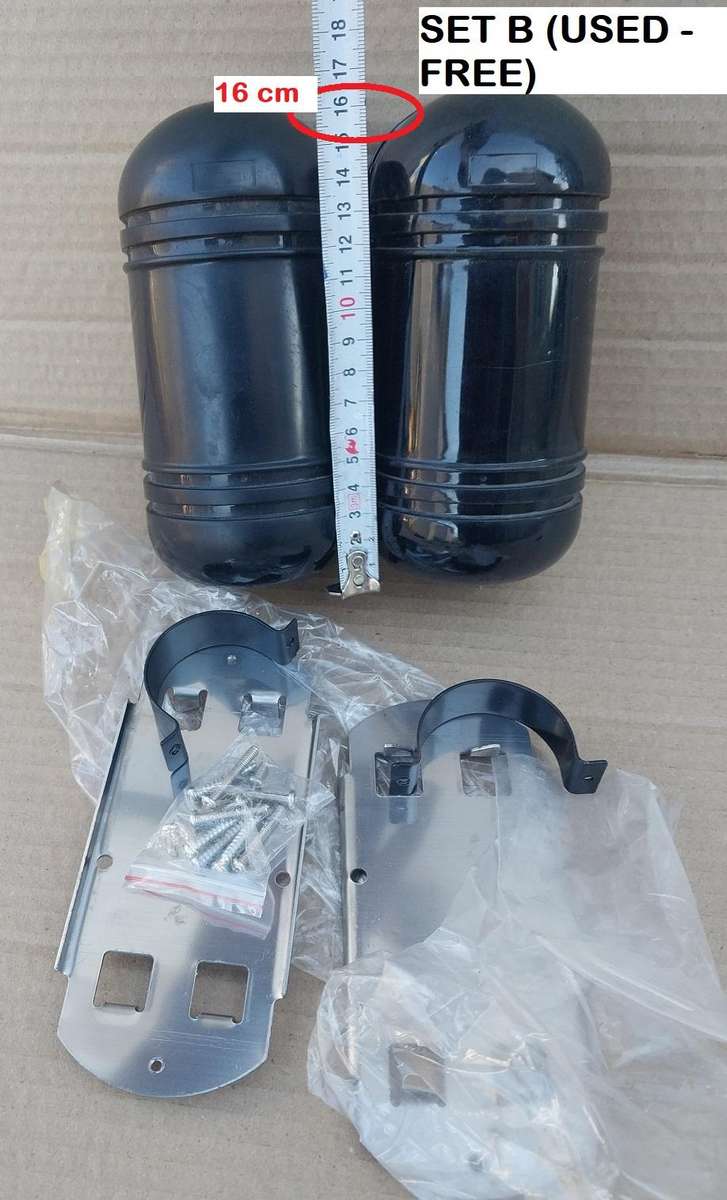 Security perimeter beams - triple beam (+2nd free pair)