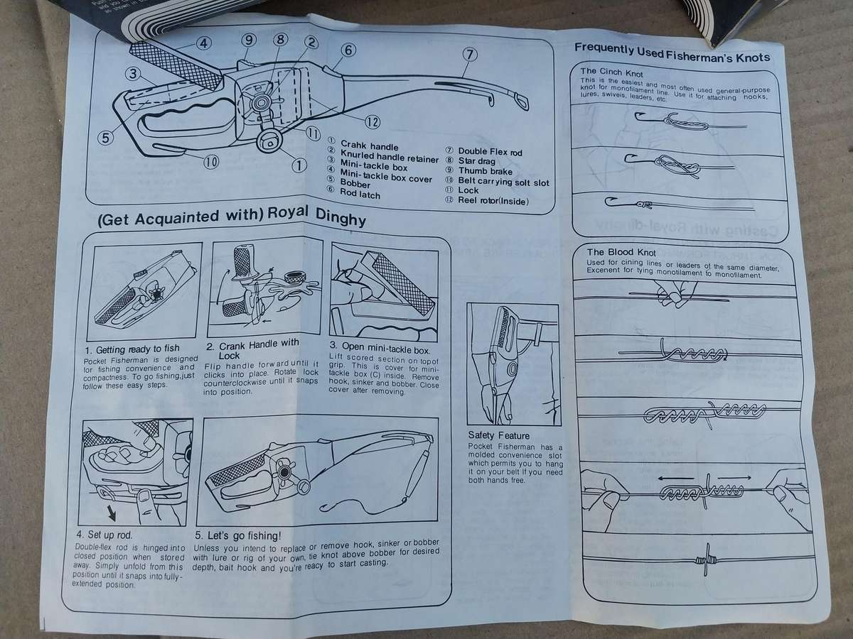 Camping Combo - 3 Portable Fishing Rods & Inflatable Air Bed