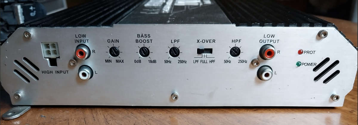 1,400W EARTHQUAKE AUDIO CAR AMPLIFIER