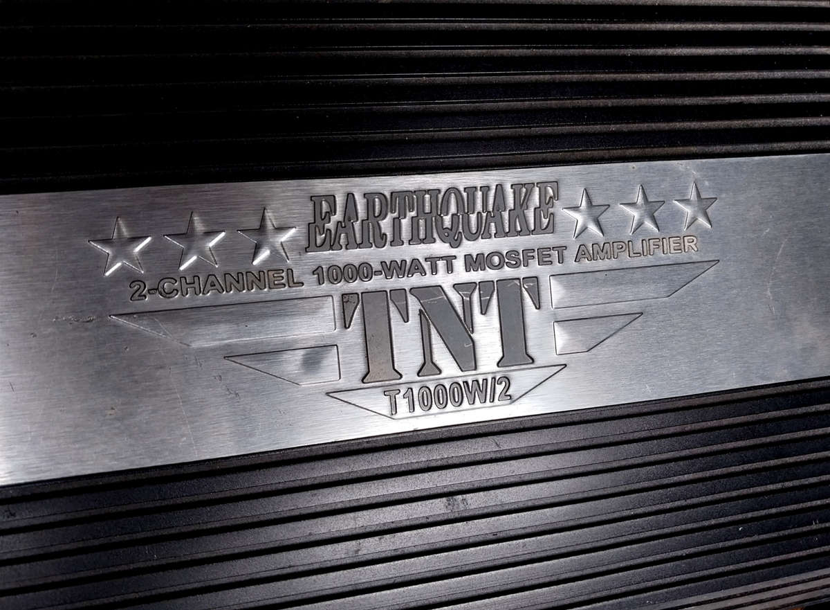 1,400W EARTHQUAKE AUDIO CAR AMPLIFIER