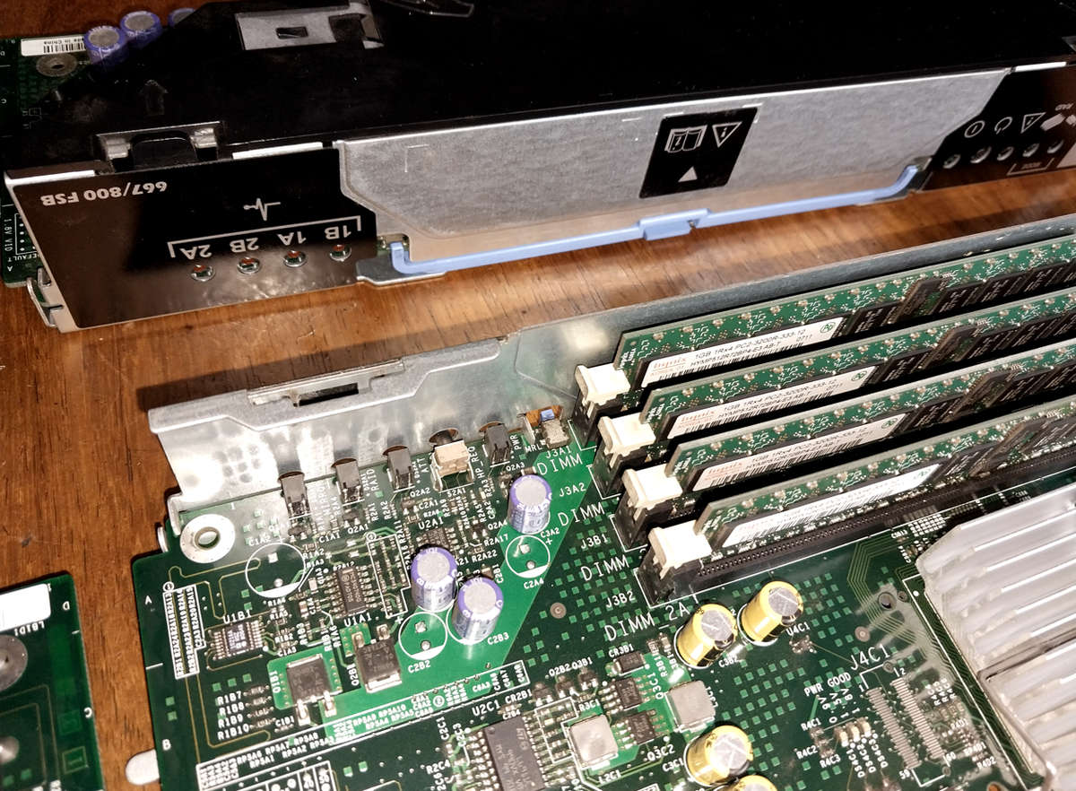 X4 SERVER RAM MODULES & X4 XEON CPU'S