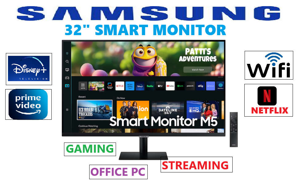 32 inch Samsung Smart Monitor