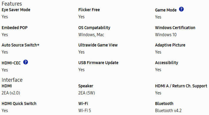 32 inch Samsung Smart Monitor