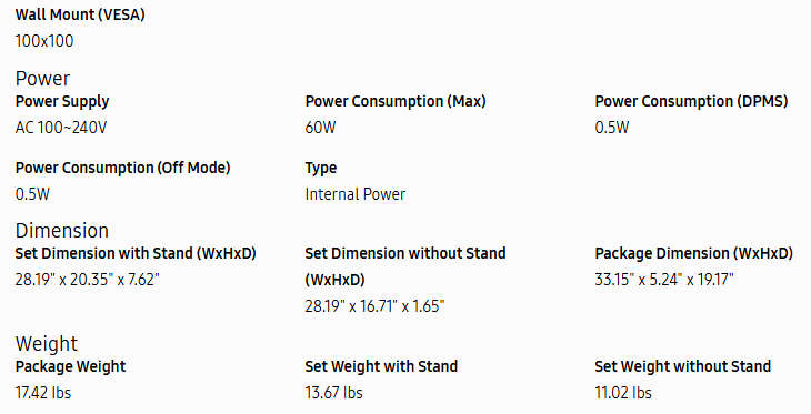32 inch Samsung Smart Monitor