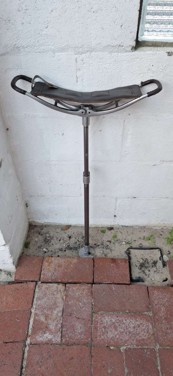 Leather Hunting Folding Chair