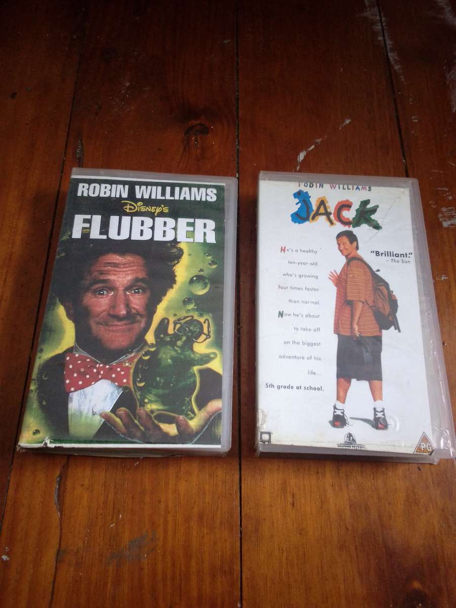 2 x Robin Williams VHS Cassettes