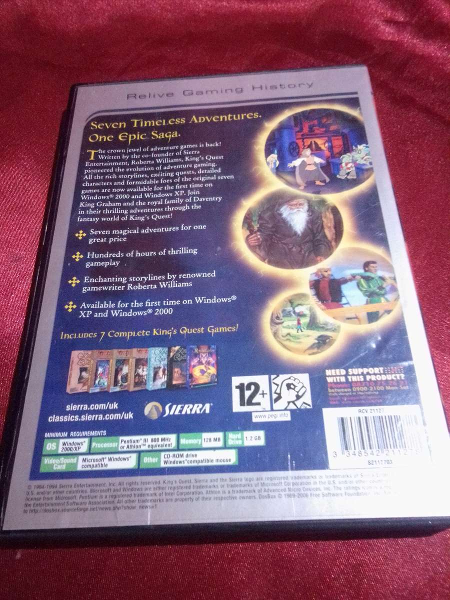 Kings Quest Collection PC (1984 - 1994) 7 Complete Games