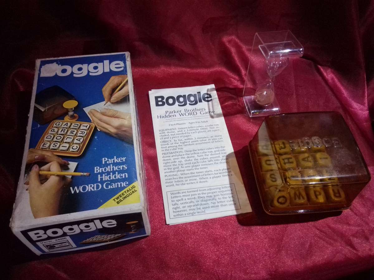 1976 Parker Brothers BOGGLE (Complete in Original Box)