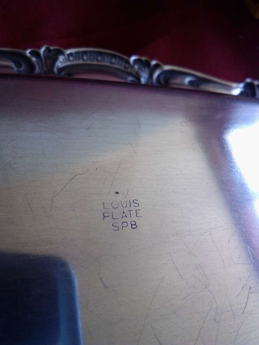 Vintage LOUIS Plate Butter Dish