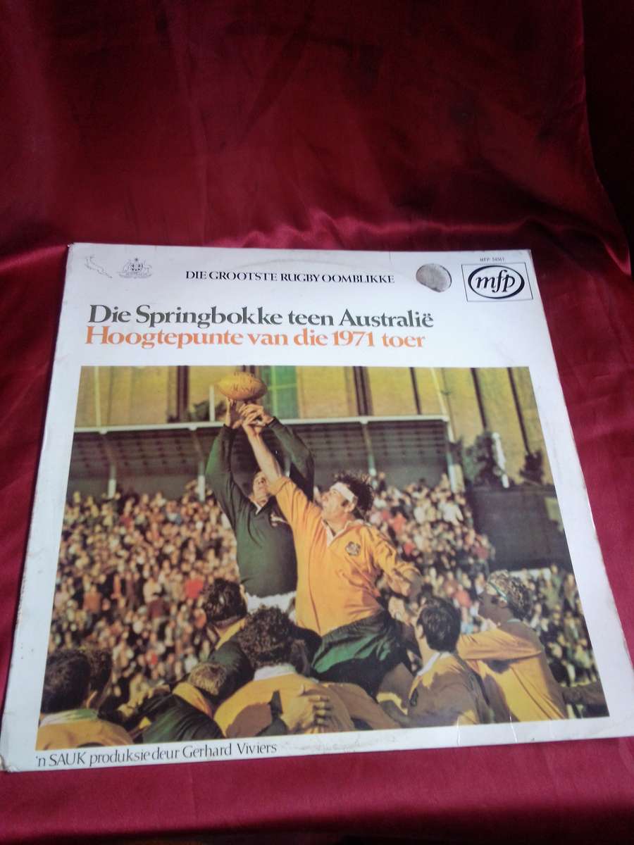 Die Springbokke teen Australia Hoogtepunte van die 1971 toer LP