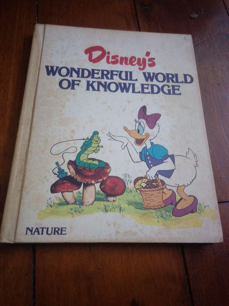 1982 Disney's Wonderful World of Knowledge 'Nature' Hardcover