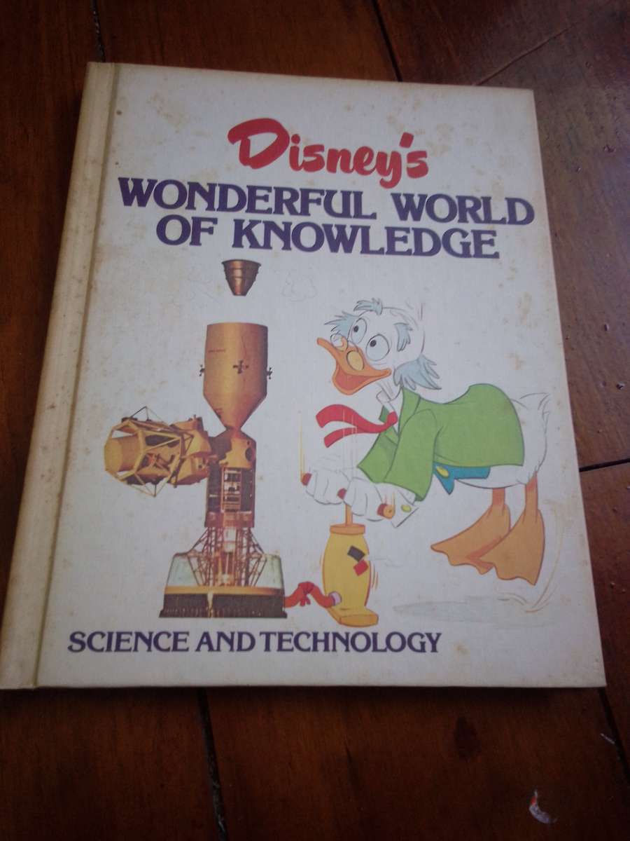 1982 Disney's Science And Technology Hardcover