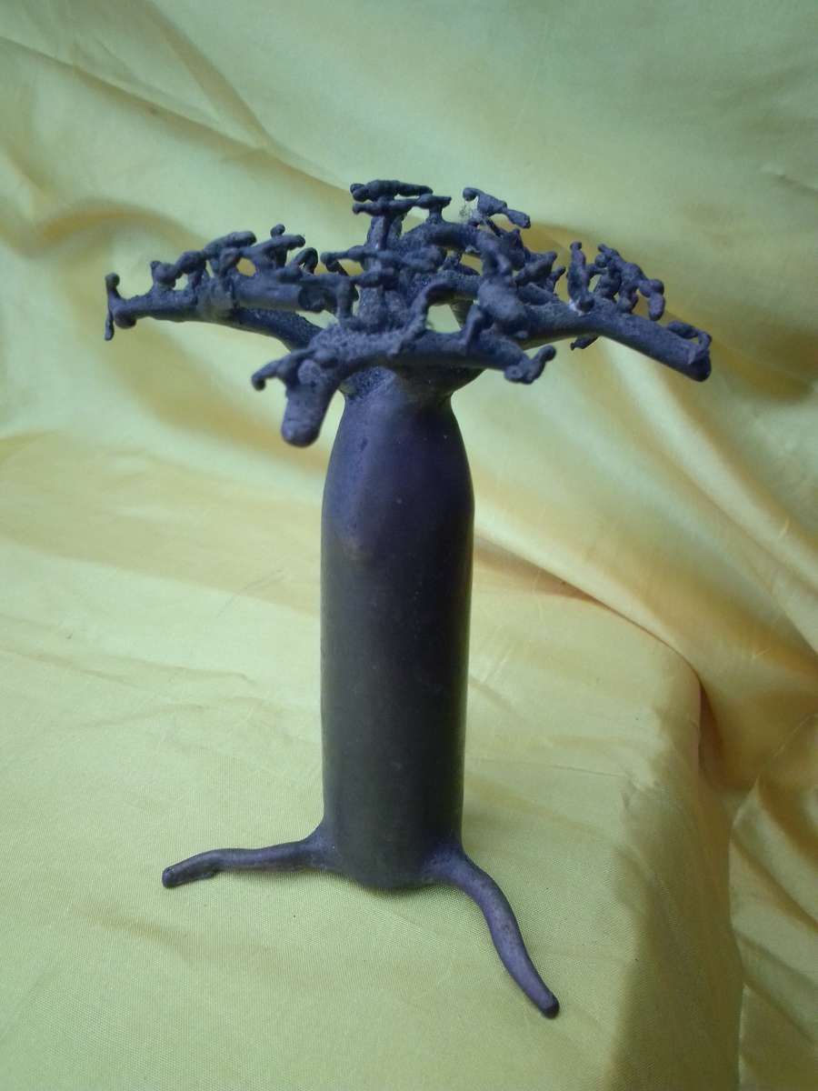 WWII Brass Shell Casing 'Tree' Trench Art