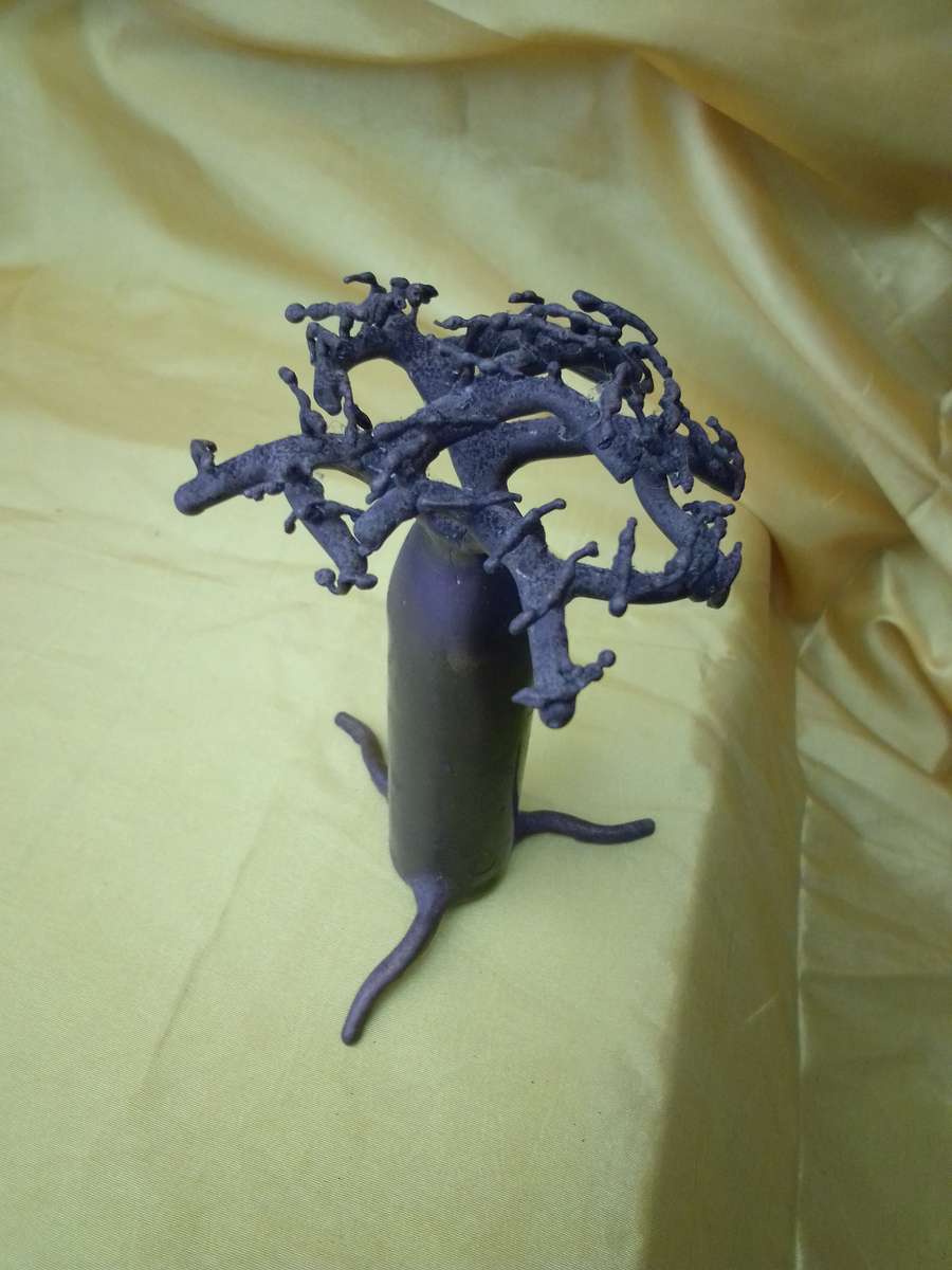 WWII Brass Shell Casing 'Tree' Trench Art