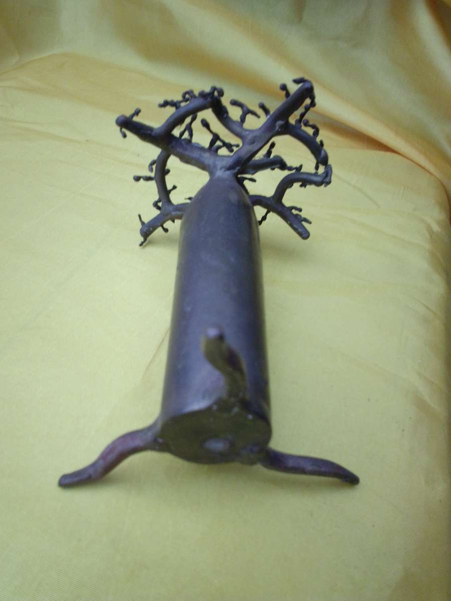 WWII Brass Shell Casing 'Tree' Trench Art