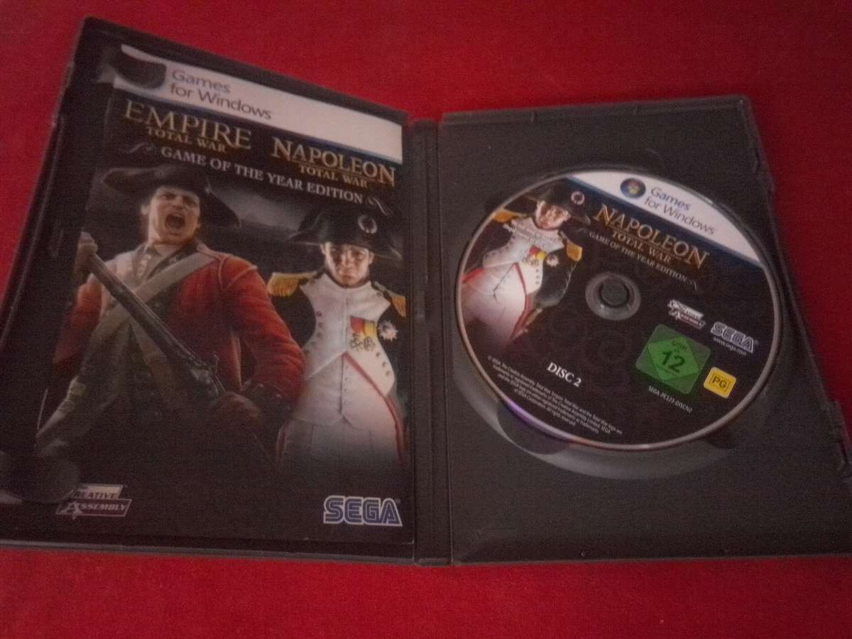 Empire Total War / Napoleon Total War Game of the Year Edition PC