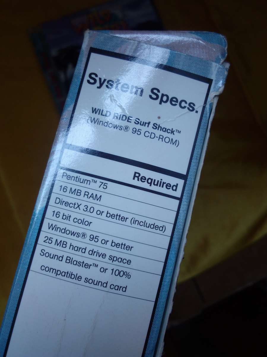 1997 Wild Ride Surf Shack Big Box PC